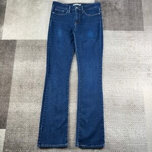 Levis 315 Shaping Bootcut Jeans Women 29 Dark Wash Blue Denim Mid Rise